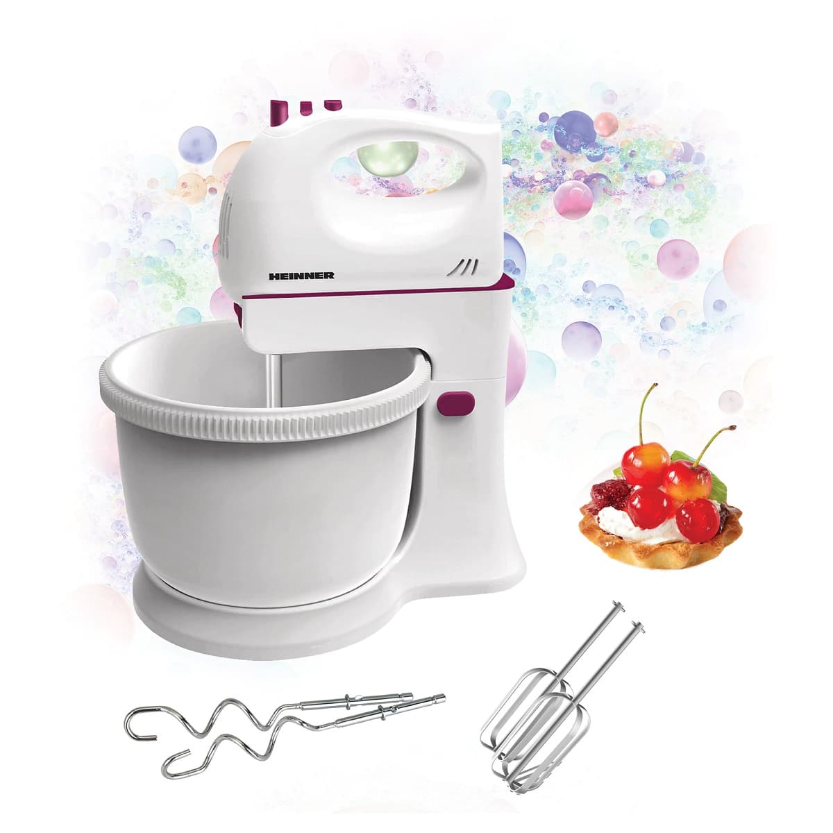 Mixer cu bol Heinner Charm HMB-350BG