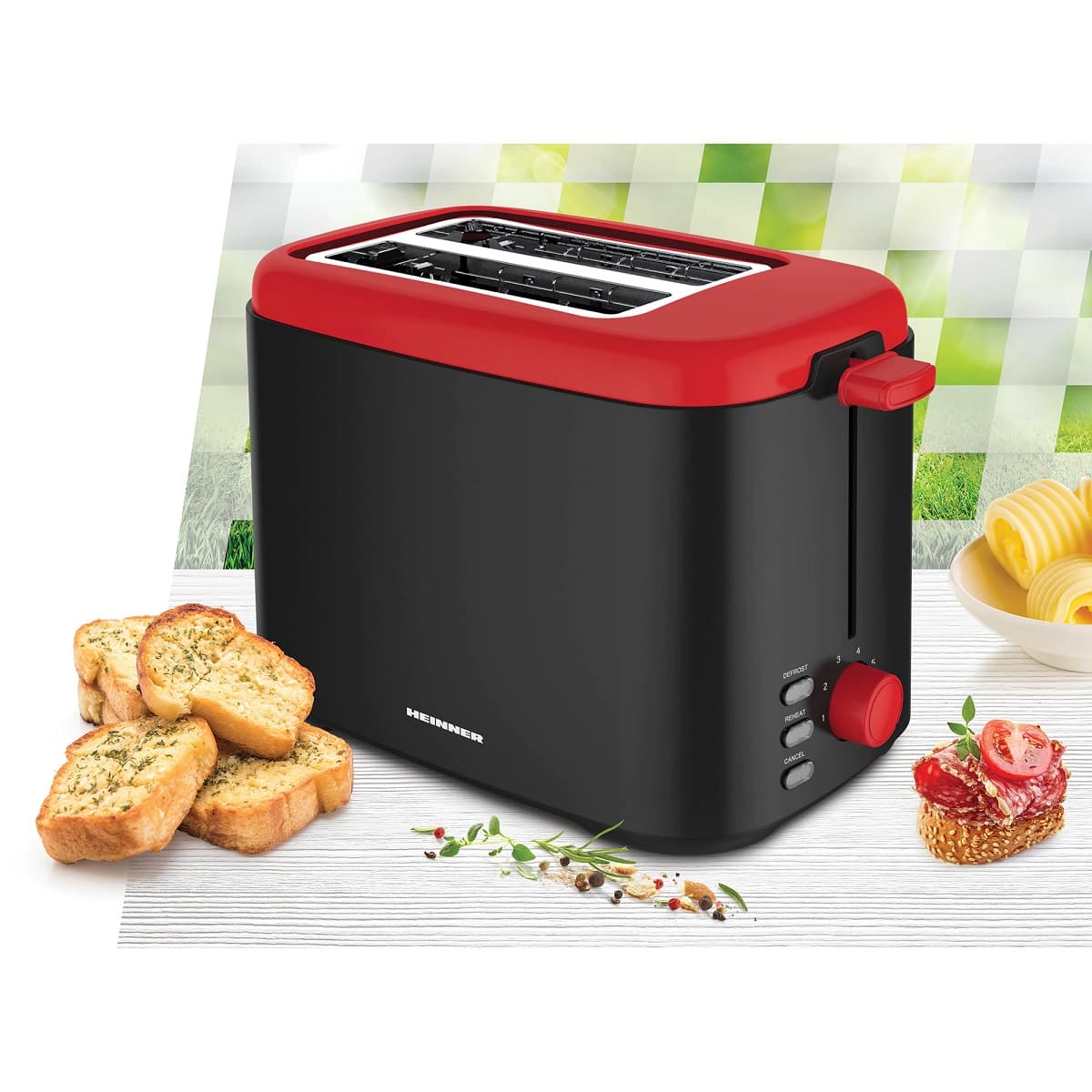 Prajitor de paine Heinner Wassay 800 HTP-800BKR