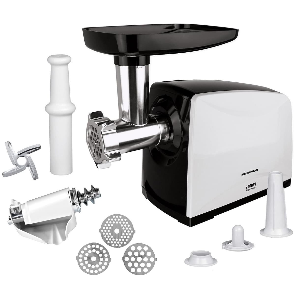 Masina de tocat carne Heinner MG-2100BKWH