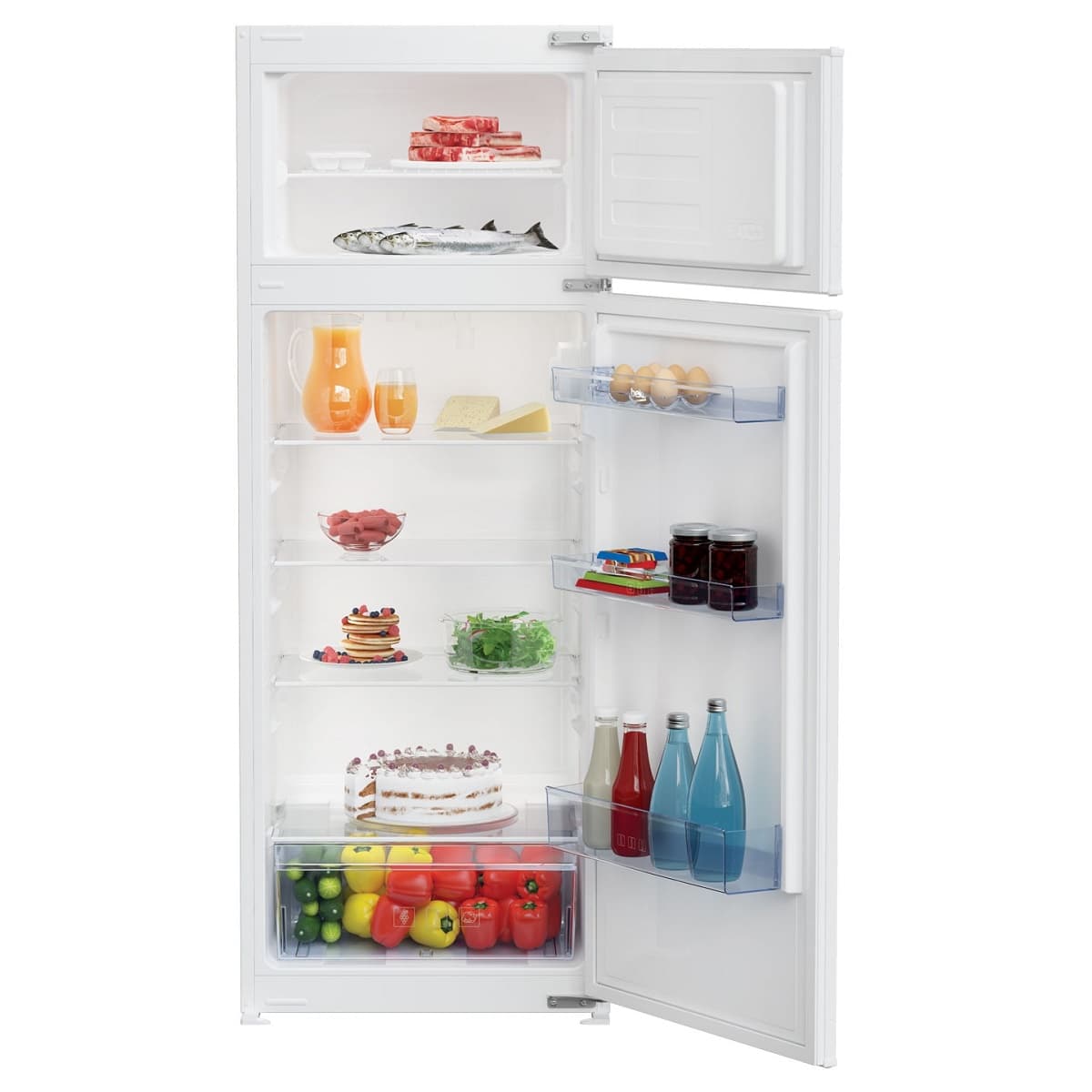 Frigider cu 2 usi incorporabil Beko BDSA250K3SN