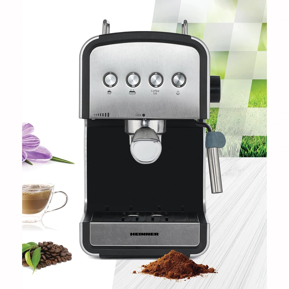 Espressor semi-automat Heinner HEM-B2012SA