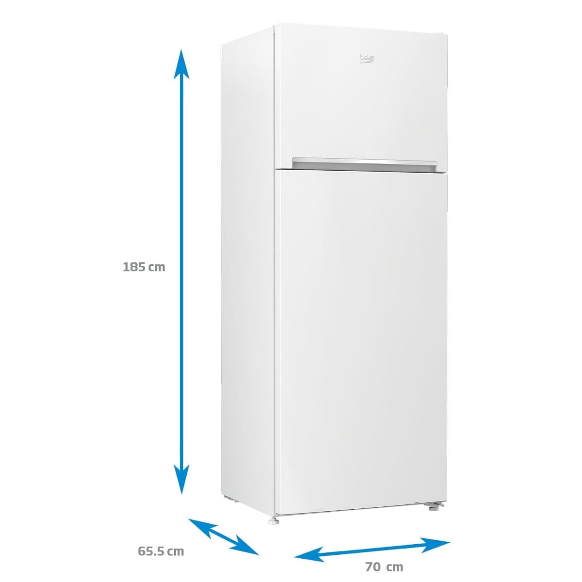 Frigider cu doua usi Beko RDSE465K30WN