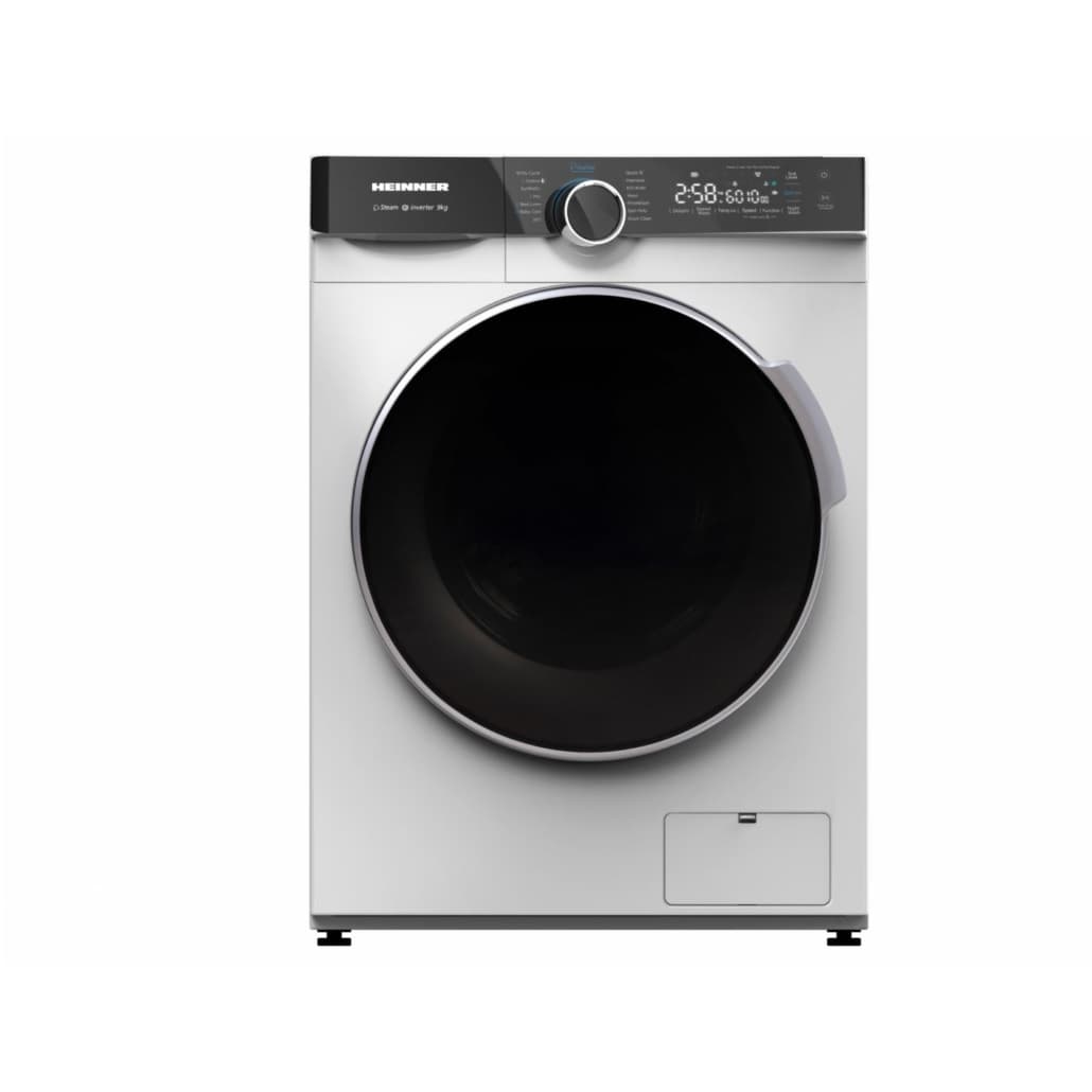Masina de spalat rufe slim cu uscator Heinner HWDM-M814IVKB