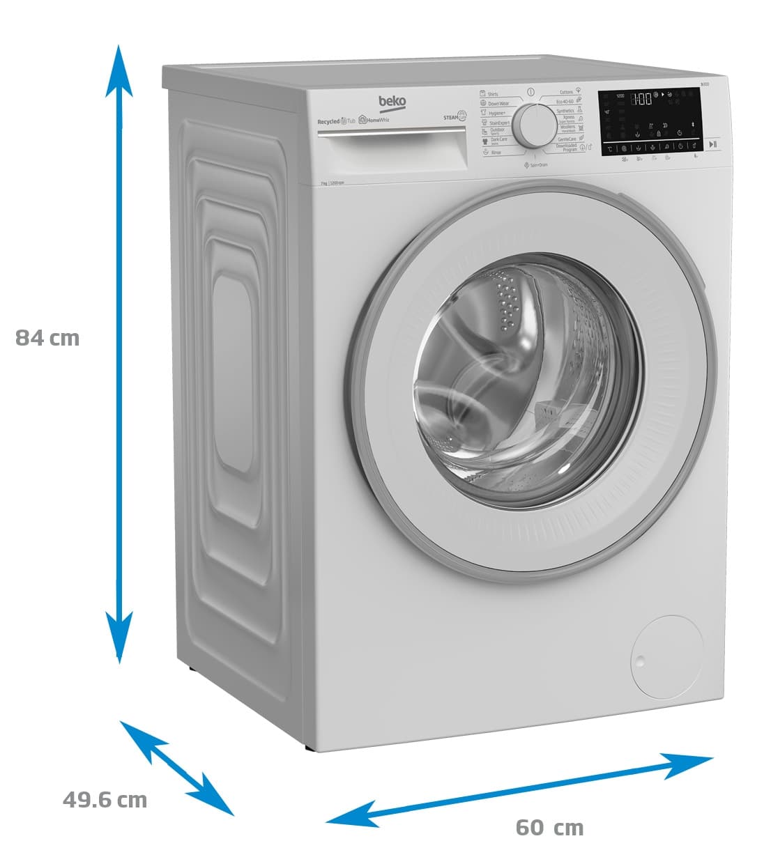Masina de spalat rufe Beko B3WFU7724WB