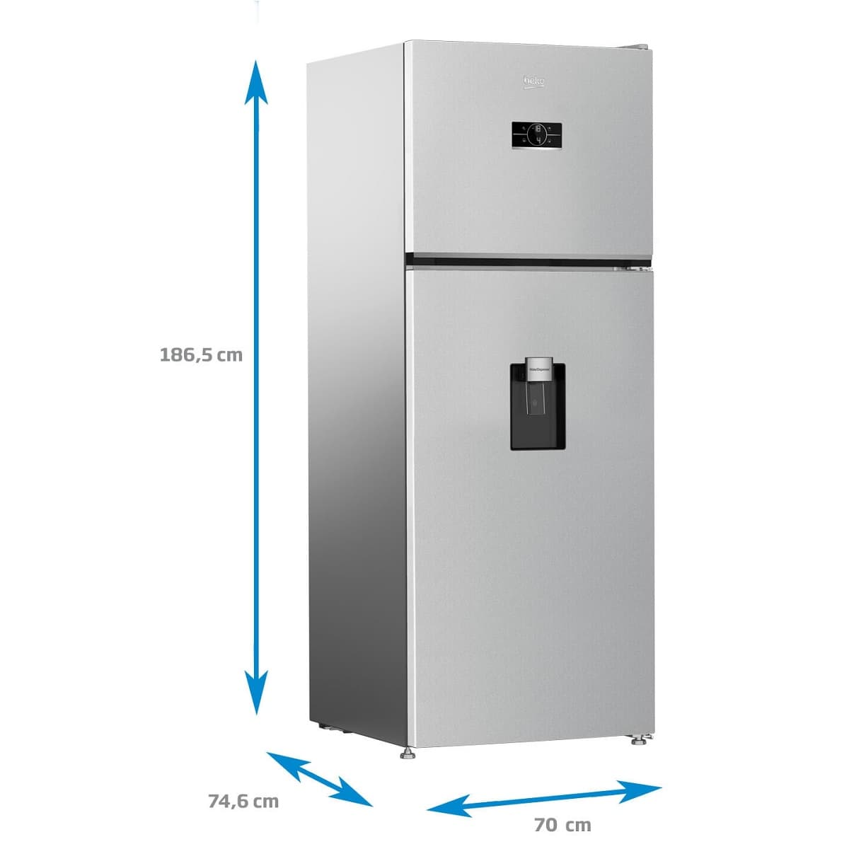 Frigider cu doua usi Beko B5RDNE504LDM