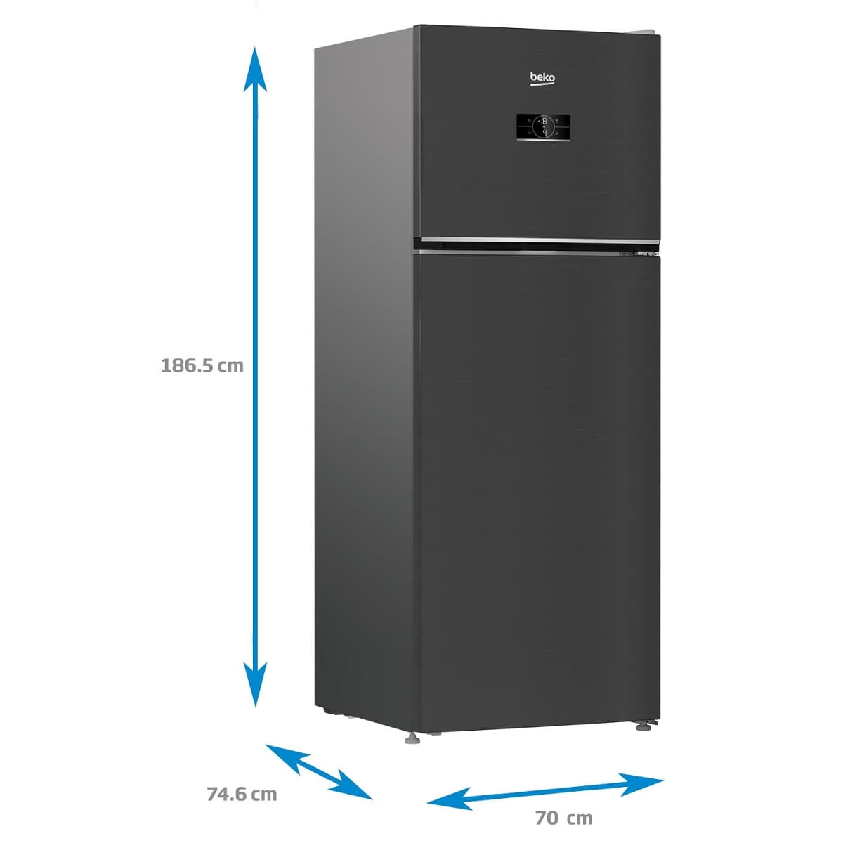 Frigider cu doua usi Beko B5RDNE504LXBR