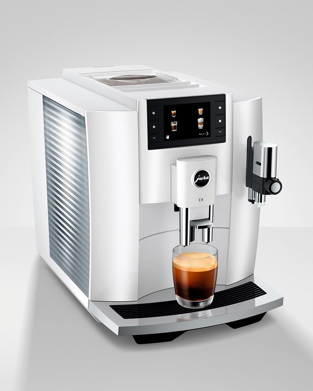 Espressor automat JURA E8 Piano White (EC)