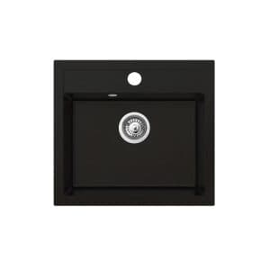 SET CHIUVETA SI BATERIE PYRAMIS DELOS 56*51 1B BLACK &amp; TAP LUNGO 070247102