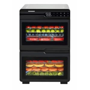 Deshidrator fructe si legume Heinner DualDry Pro HFD-KDDB1200BKSS