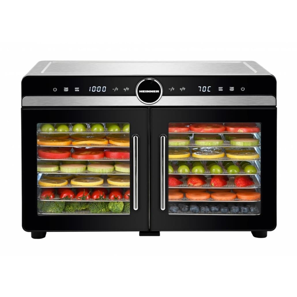 DESHIDRATOR FRUCTE SI LEGUME HEINNER DUALDRY ELITE HFD-KDDB1400BKSS
