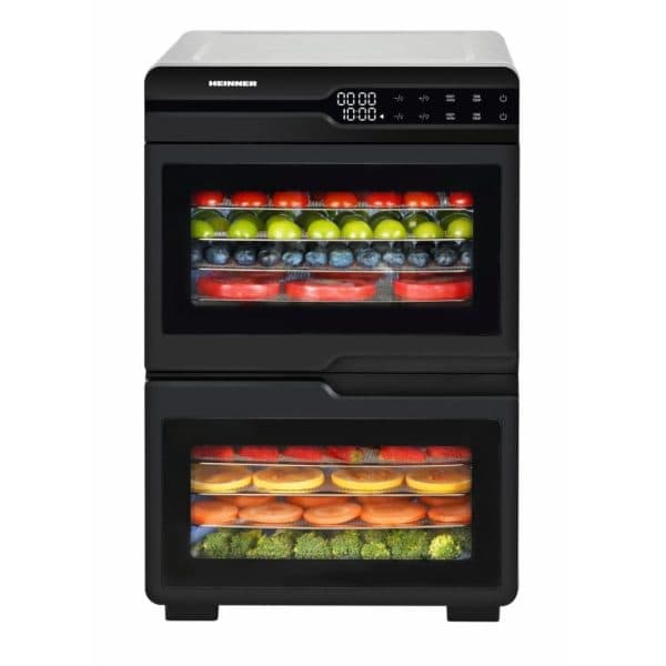 Deshidrator fructe si legume Heinner DualDry Pro HFD-KDDB1200BKSS